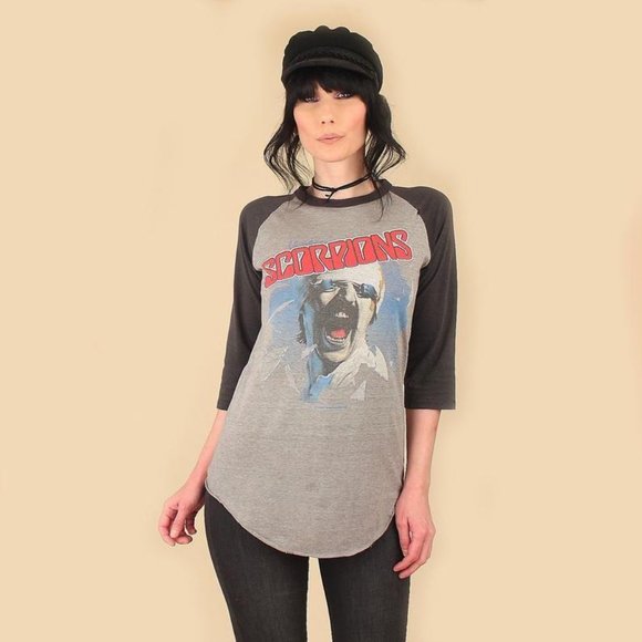 Tops - Vintage Scorpions Blackout Tour Tee